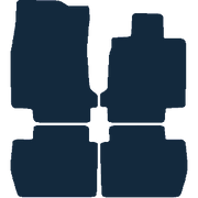 Image of the mat template for Maserati Granturismo (2007 - 2019) Car Mats