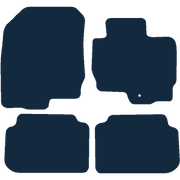 Image of the mat template for Mitsubishi Colt (2009 - 2013) Car Mats