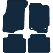 Image of the mat template for Honda Civic (1991 - 1995) Car Mats