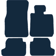 Image of the mat template for BMW 2 Series F22 (2014 - 2021) Car Mats