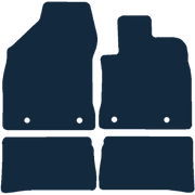 Image of the mat template for Lexus CT 200h (2006 - 2019) Van Mats