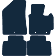 Image of the mat template for Kia Soul (2014 - Present) Car Mats