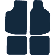 Image of the mat template for Volkswagen Golf Mk1 Alternative Car Mats