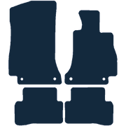 Image of the mat template for Mercedes-Benz C Class W205/S205 (2014 - 2021) Car Mats