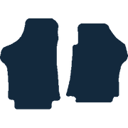 Image of the mat template for Hyundai i800 Front Mats Only (2008 - 2019) Car Mats