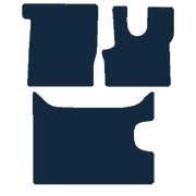 Image of the mat template for DAF XF 106 Euro 6 Manual (2014 - Present) Truck Mats