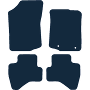 Image of the mat template for Peugeot 108 (2014 - 2021) Car Mats