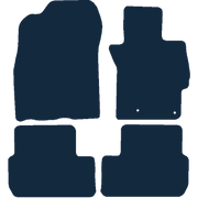 Image of the mat template for Mitsubishi Lancer (2013 - Present) Car Mats