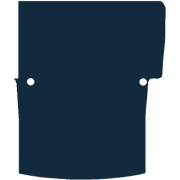 Image of the mat template for Volkswagen Caddy SWB L1 Single Side Door (2004 - 2010) Van Mats