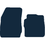 Image of the mat template for Ford Transit Courier (2014 - 2019) Van Mats