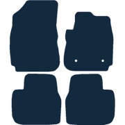 Image of the mat template for Citroen C4 Cactus (2014 - Present) Car Mats