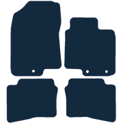 Image of the mat template for Hyundai i20 Press Stud Fixings (2015 - 2020) Car Mats