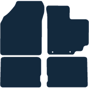 Image of the mat template for Suzuki Celerio (2014 - 2019) Car Mats