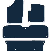 Image of the mat template for Ford Galaxy With 11 Fixings (2000 - 2006) Car Mats