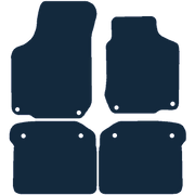 Image of the mat template for Volkswagen Golf Mk4 4 R32 Oval Clips (1997 - 2004) Car Mats