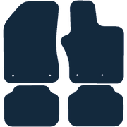 Image of the mat template for Jeep Renegade (Tailored Front Mats, Universal Rear) (2015 - 2018) Car Mats