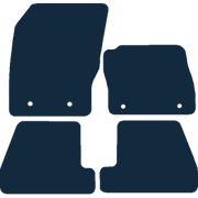 Image of the mat template for Ford Focus (2015 - 2018) Car Mats