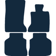 Image of the mat template for Rolls Royce Ghost Series 2 (2010 - Present) Car Mats