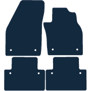 Image of the mat template for Volvo C30 Automatic (With Clips) (2007 - 2013) Car Mats