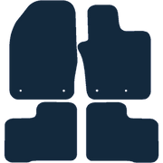 Image of the mat template for Fiat 500 X (2015 - Present) Car Mats