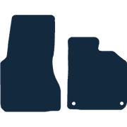 Image of the mat template for smart fortwo Coupe (2015 - 2019) Car Mats