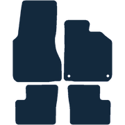 Image of the mat template for smart forfour (2015 - Present) Car Mats