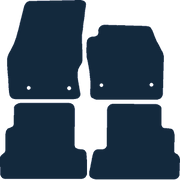 Image of the mat template for Ford Kuga (2015 - 2020) Car Mats