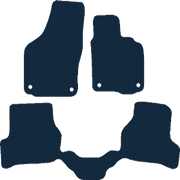 Image of the mat template for Skoda Octavia Taxi Version (2008 - 2013) Car Mats