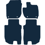 Image of the mat template for Honda HR-V Fixings In Driver & Passenger Side (2015 - 2020) Car Mats