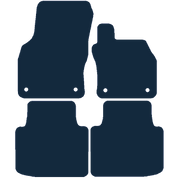 Image of the mat template for Skoda Superb (2015 - Present) Car Mats