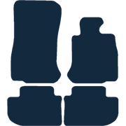 Image of the mat template for BMW 6 Series F06 (Grand Coupe) (2012 - 2018) Car Mats