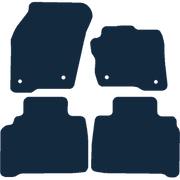 Image of the mat template for Ford S-Max (2015 - 2021) Car Mats