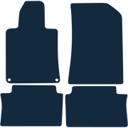 Image of the mat template for Peugeot 508 SW Left-Hand Drive (2011 - 2019) Car Mats