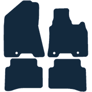 Image of the mat template for Kia Sportage Stud Fixing System (2016 - 2019) Car Mats