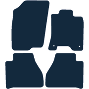 Image of the mat template for Nissan Navara NP300 (2016 - 2022) Car Mats