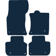 Image of the mat template for Jaguar XF (2015 - Present) Car Mats