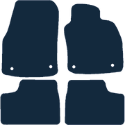 Image of the mat template for Vauxhall Astra Twin Top (2004 - 2009) Car Mats