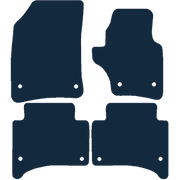 Image of the mat template for Volkswagen Touareg (2010 - 2012) Car Mats