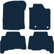 Image of the mat template for Toyota Land Cruiser Icon Prado 150 (2013 - 2020) Car Mats