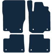 Image of the mat template for Mercedes-Benz GLE (2016 - 2019) Car Mats