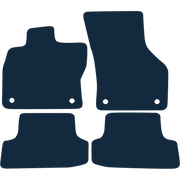 Image of the mat template for Audi A3 Left-Hand Drive (2012 - Present) Car Mats