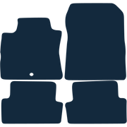 Image of the mat template for Renault Modus Left-Hand Drive (2004 - 2010) Car Mats