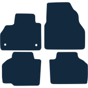 Image of the mat template for Renault Kangoo Kombi Left-Hand Drive (2009 - Present) Car Mats