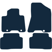 Image of the mat template for Hyundai TUCSON Left-Hand Drive Press Stud Fixings (2016) Car Mats