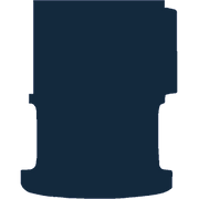 Image of the mat template for Volkswagen Transporter T6 (SWB) Single Rear Door (2015 - 2019) Van Mats