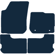 Image of the mat template for Dacia Sandero (2013 - 2020) Car Mats