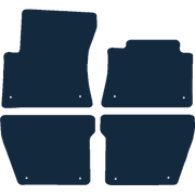 Image of the mat template for Bentley Mulsanne (2010 - Present) Car Mats