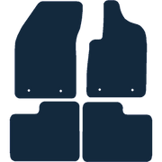 Image of the mat template for Alfa Romeo Giulietta Automatic (2014 - 2016) Car Mats