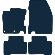 Image of the mat template for Nissan Qashqai Left-Hand Drive (2014 - 2020) Car Mats