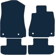 Image of the mat template for Lexus RC 300h (2015 - Present) Car Mats